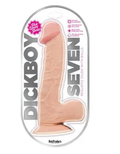 Dick Boy 7 Inch Dildo - Flesh