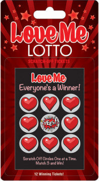Love Me Lotto 12 Winning Tickets