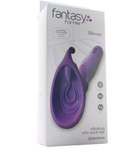 Load image into Gallery viewer, Fantasy For Her Vibrating Roto Suck-Her in Purple