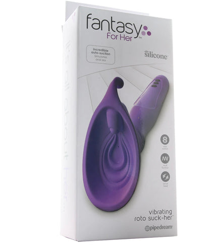 Fantasy For Her Vibrating Roto Suck-Her in Purple